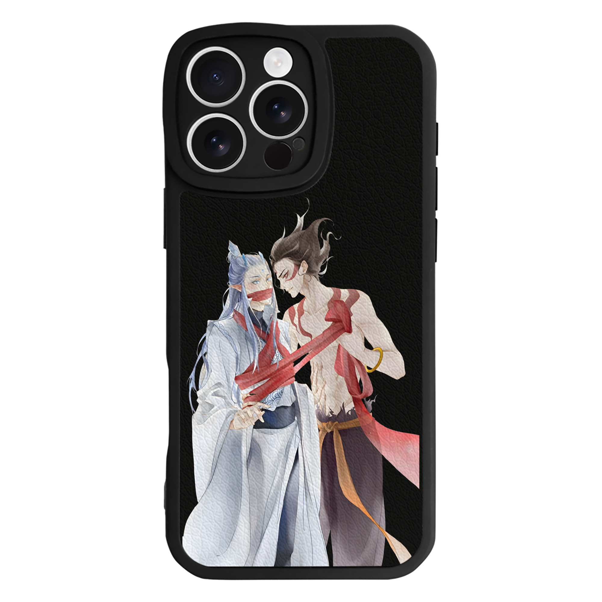 （画像用） Ne Zha 2 ナタ 魔童の大暴れ 【iPhone 16シリーズ対応】シリコンスマホケース（レザー調） 材質：シリコン